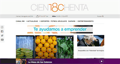 Desktop Screenshot of media.180.com.uy